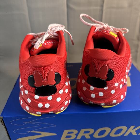 RunDisney Brooks Womens Running Shoes Size 9.5 Disney Ghostmax 2 Minnie Mouse - Picture 3 of 5